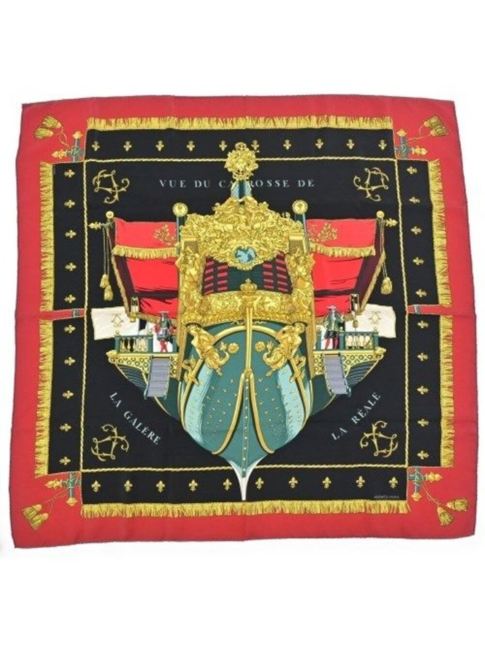 Hermes Bandana Scarf Black